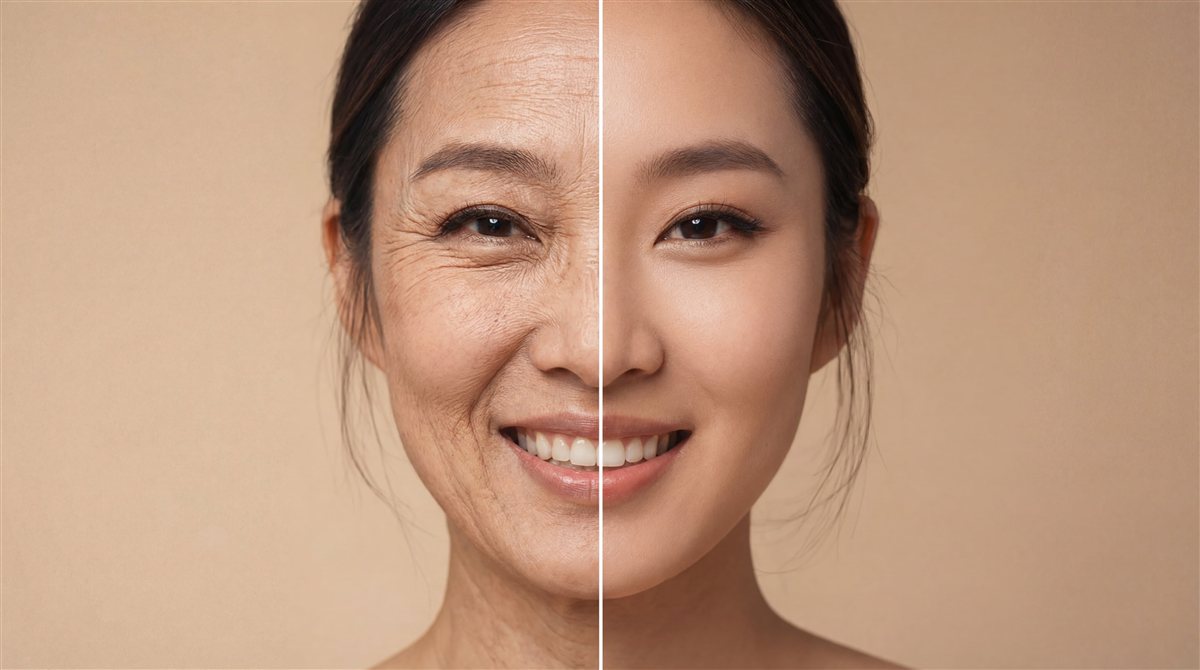 ComparaÃ§Ã£o antes e depois â€” Coreamy PDRN